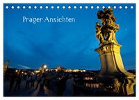 Prager Ansichten (Tischkalender 2024 DIN A5 quer), CALVENDO Monatskalender