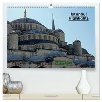 Istanbul Highlights (hochwertiger Premium Wandkalender 2024 DIN A2 quer), Kunstdruck in Hochglanz