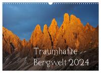 Traumhafte Bergwelt Kalender (Wandkalender 2024 DIN A3 quer), CALVENDO Monatskalender