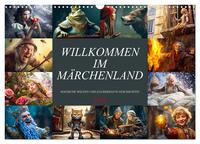 Willkommen im Märchenland (Wandkalender 2024 DIN A3 quer), CALVENDO Monatskalender