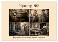 Wyoming 1890 (Wandkalender 2024 DIN A3 quer), CALVENDO Monatskalender