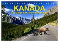 KANADA - Die Bären der Rocky Mountains (Tischkalender 2024 DIN A5 quer), CALVENDO Monatskalender