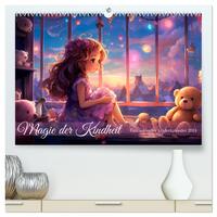 Magie der Kindheit (hochwertiger Premium Wandkalender 2024 DIN A2 quer), Kunstdruck in Hochglanz