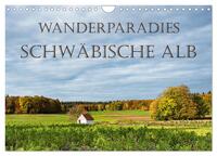 Wanderparadies Schwäbische Alb (Wandkalender 2024 DIN A4 quer), CALVENDO Monatskalender