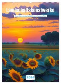 Schöne Landschaften (Wandkalender 2024 DIN A2 hoch), CALVENDO Monatskalender