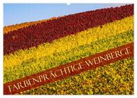 Farbenprächtige Weinberge (Wandkalender 2024 DIN A2 quer), CALVENDO Monatskalender