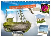 Naturerlebnis Rømø (Wandkalender 2024 DIN A2 quer), CALVENDO Monatskalender