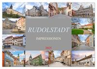 Rudolstadt Impressionen (Wandkalender 2025 DIN A2 quer), CALVENDO Monatskalender