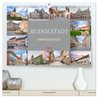 Rudolstadt Impressionen (hochwertiger Premium Wandkalender 2025 DIN A2 quer), Kunstdruck in Hochglanz