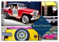 Best of Jeepster - Das Cabrio von Willys-Overland (Wandkalender 2025 DIN A2 quer), CALVENDO Monatskalender