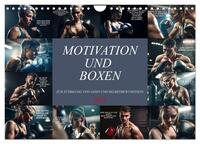 Motivation und Boxen (Wandkalender 2025 DIN A4 quer), CALVENDO Monatskalender