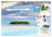 Malediven, Perle im Indischen Ozean (Wandkalender 2025 DIN A3 quer), CALVENDO Monatskalender