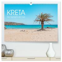 Kreta - Die Highlights der Insel (hochwertiger Premium Wandkalender 2025 DIN A2 quer), Kunstdruck in Hochglanz