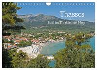 Thassos - Insel im Thrakischen Meer (Wandkalender 2025 DIN A4 quer), CALVENDO Monatskalender