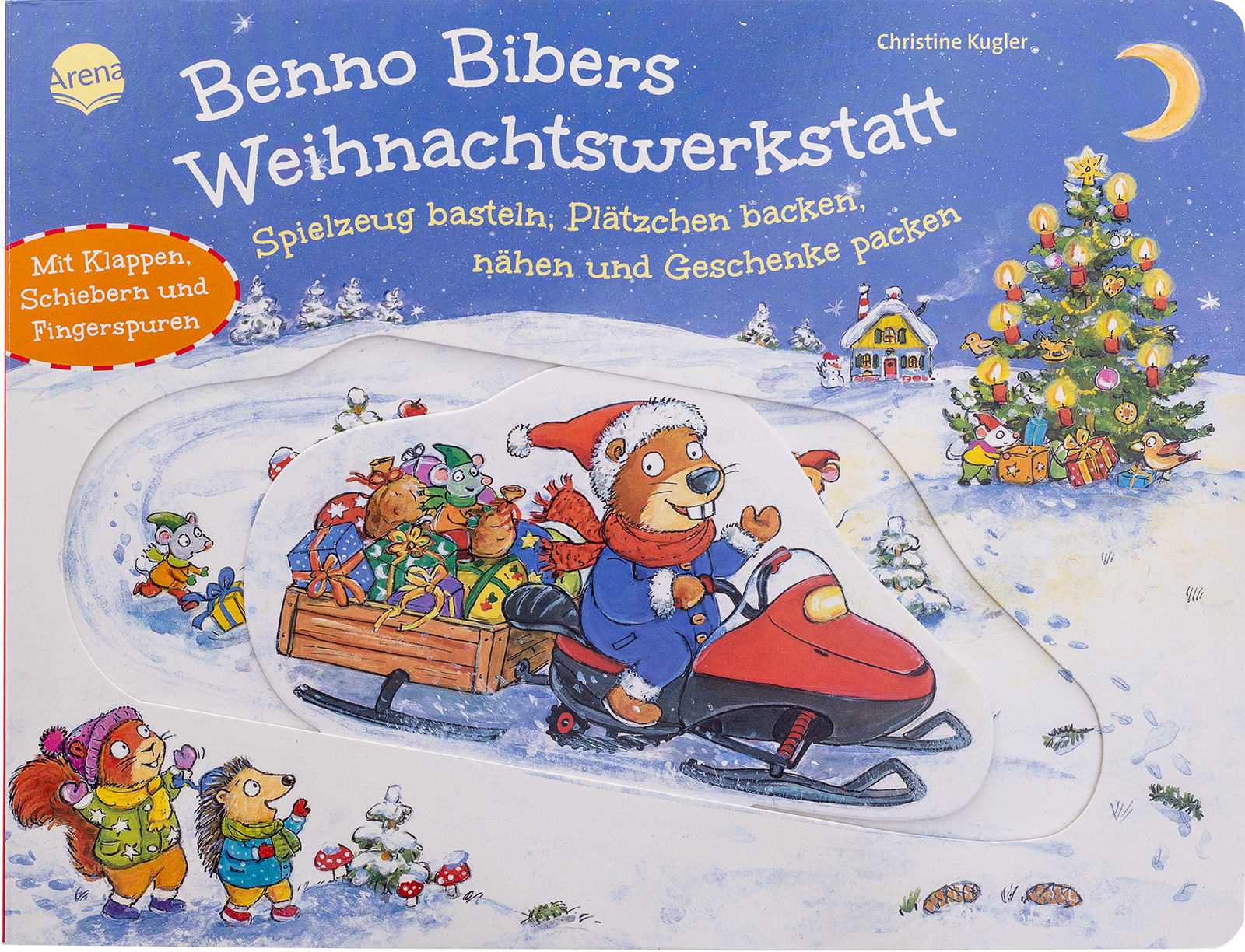 Cover-Abbildung für Benno Bibers Weihnachtswerkstatt. Spielzeug basteln, Plätzchen backen, nähen und Geschenke packen (99999---978-3-401-72162-0)