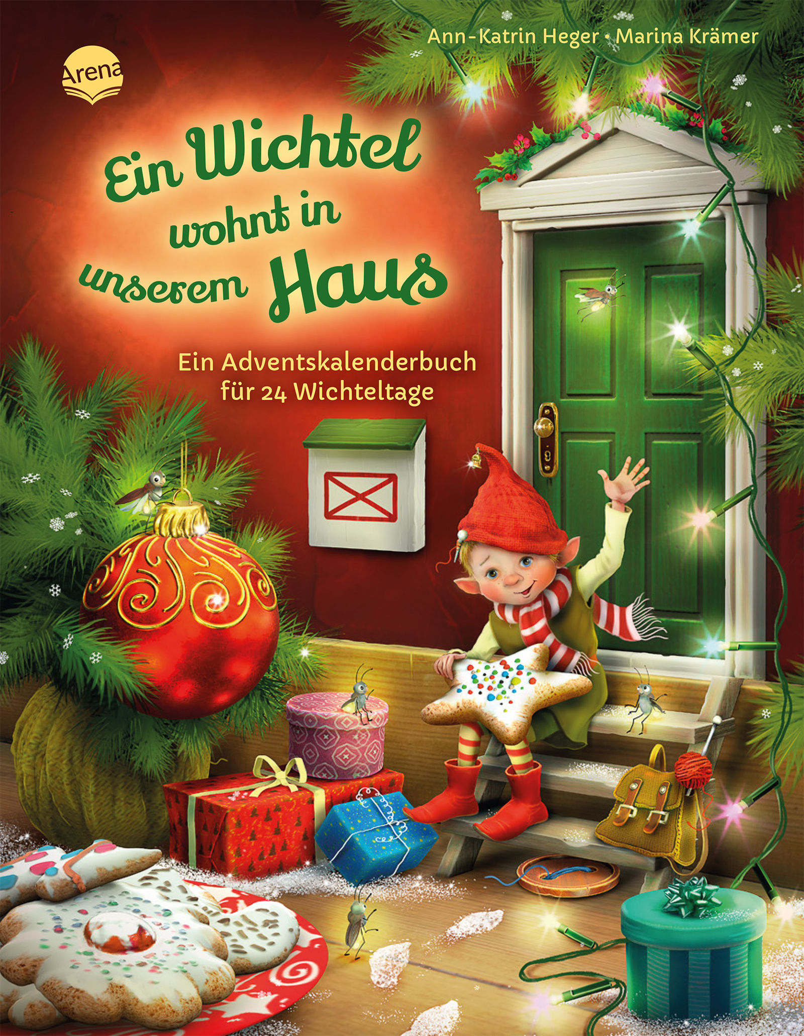 Cover-Abbildung für Ein Wichtel wohnt in unserem Haus. Ein Adventskalenderbuch für 24 Wichteltage (Hardcover) (99999---978-3-401-72165-1)