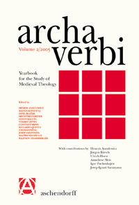 Archa Verbi. Yearbook for the Study of Medieval Theology