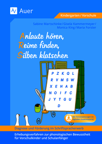 Cover-Abbildung für Diagnose und Förderung im Schriftspracherwerb, Anlaute hören, Reime finden, Silben klatschen (99999---978-3-403-04251-8)
