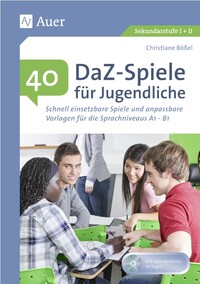 Cover-Abbildung für 40 DaZ - Spiele für Jugendliche (99999---978-3-403-08077-0)