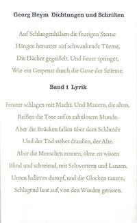 Dichtungen und Schriften Bd. 1: Lyrik