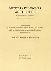 Mittellateinisches Wörterbuch Bd. 2: C