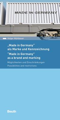 Made in Germany - als Marke und Kennzeichnung - Buch mit E-Book