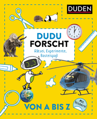 Cover-Abbildung für Dudu forscht. Von A bis Z (Softcover/Paperback) (99999---978-3-411-77104-2)