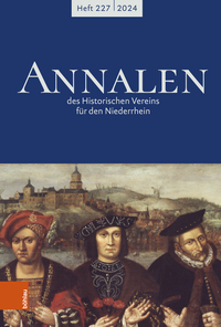 Annalen des Historischen Vereins für den Niederrhein 227 (2024)