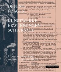 Cover-Abbildung für OFFENE FRAGEN. Kunstwerke – Erwerbungen – Schicksale (Hardcover) (99999---978-3-422-80277-3)