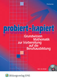 probiert - kapiert: Grundwissen Mathematik zur Vorbereitung auf die Berufsausbildung