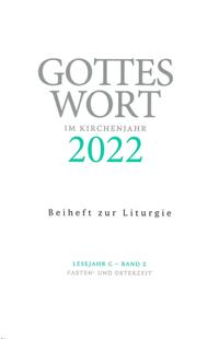 Gottes Wort im Kirchenjahr 2/2022 Beiheft