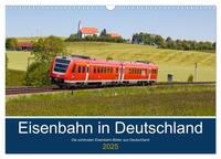 Eisenbahn in Deutschland (Wandkalender 2025 DIN A3 quer), CALVENDO Monatskalender - Cover