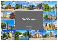 Heilbronn Impressionen (Wandkalender 2025 DIN A2 quer), CALVENDO Monatskalender