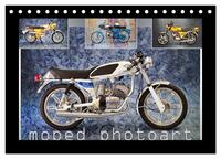 moped photoart (Tischkalender 2025 DIN A5 quer), CALVENDO Monatskalender