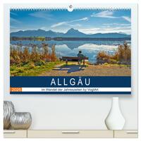 ALLGÄU, im Wandel der Jahreszeiten. (hochwertiger Premium Wandkalender 2025 DIN A2 quer), Kunstdruck in Hochglanz