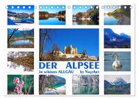 Der Alpsee im schönen Allgäu (Tischkalender 2025 DIN A5 quer), CALVENDO Monatskalender