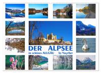 Der Alpsee im schönen Allgäu (Wandkalender 2025 DIN A2 quer), CALVENDO Monatskalender