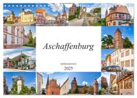 Aschaffenburg Impressionen (Wandkalender 2025 DIN A4 quer), CALVENDO Monatskalender