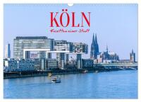 Köln - Facetten einer Stadt (Wandkalender 2025 DIN A3 quer), CALVENDO Monatskalender