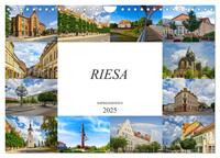 Riesa Impressionen (Wandkalender 2025 DIN A4 quer), CALVENDO Monatskalender