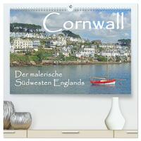 Cornwall. Der malerische Südwesten Englands (hochwertiger Premium Wandkalender 2025 DIN A2 quer), Kunstdruck in Hochglanz