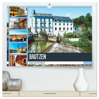 Bautzen Die Altstadt (hochwertiger Premium Wandkalender 2025 DIN A2 quer), Kunstdruck in Hochglanz