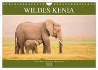 Wildes Kenia (Wandkalender 2025 DIN A4 quer), CALVENDO Monatskalender