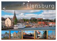 Bezauberndes Flensburg (Wandkalender 2025 DIN A2 quer), CALVENDO Monatskalender