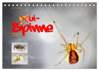 ui - Spinne. Kleine Spinnen - groß im Bild (Tischkalender 2025 DIN A5 quer), CALVENDO Monatskalender