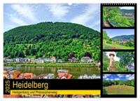Heidelberg - Heiligenberg und Philosophenweg (Wandkalender 2025 DIN A2 quer), CALVENDO Monatskalender