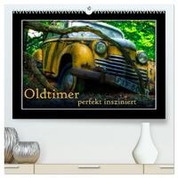 Oldtimer perfekt insziniert (hochwertiger Premium Wandkalender 2025 DIN A2 quer), Kunstdruck in Hochglanz