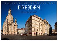 Dresden - Elbschönheit (Tischkalender 2025 DIN A5 quer), CALVENDO Monatskalender