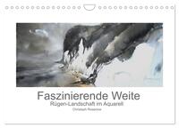 Faszinierende Weite. Rügen-Landschaft im Aquarell (Wandkalender 2025 DIN A4 quer), CALVENDO Monatskalender