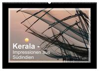 Kerala - Impressionen aus Südindien (Wandkalender 2025 DIN A2 quer), CALVENDO Monatskalender